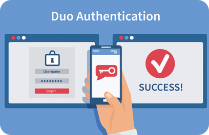 Two steps authentication concept. Duo verification by smartphone and approvement. Vector illustration.