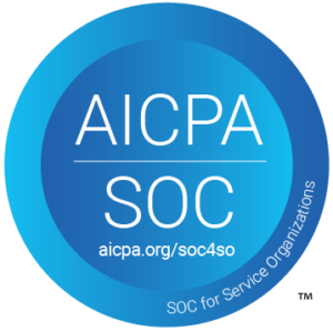 AICPA SOC Service Organization Certification Badge