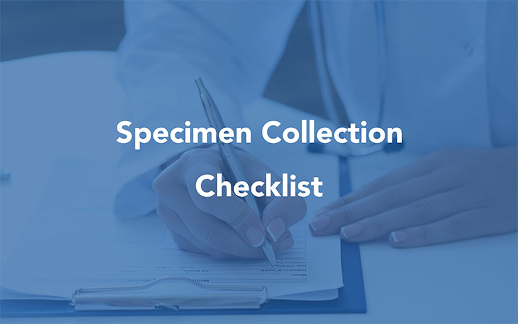 Specimen Collection Checklist